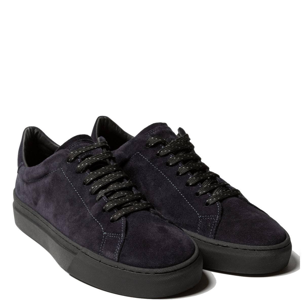 Allacciata Antica Cuoieria Camoscio Cortina Blu - Antica Cuoieria - Calzature Savorè