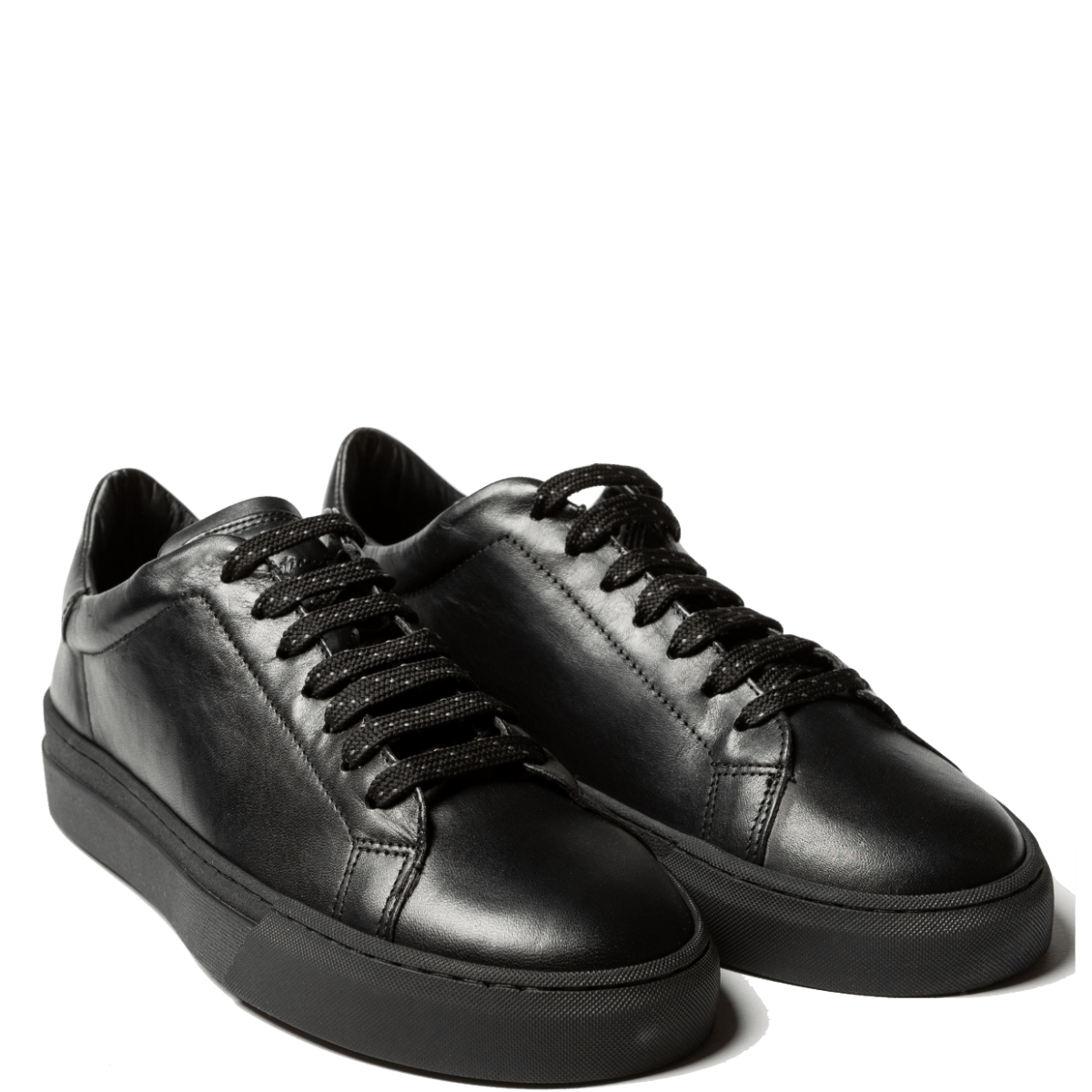 Allacciata Antica Cuoieria Pelle Panama Nero - Antica Cuoieria - Calzature Savorè