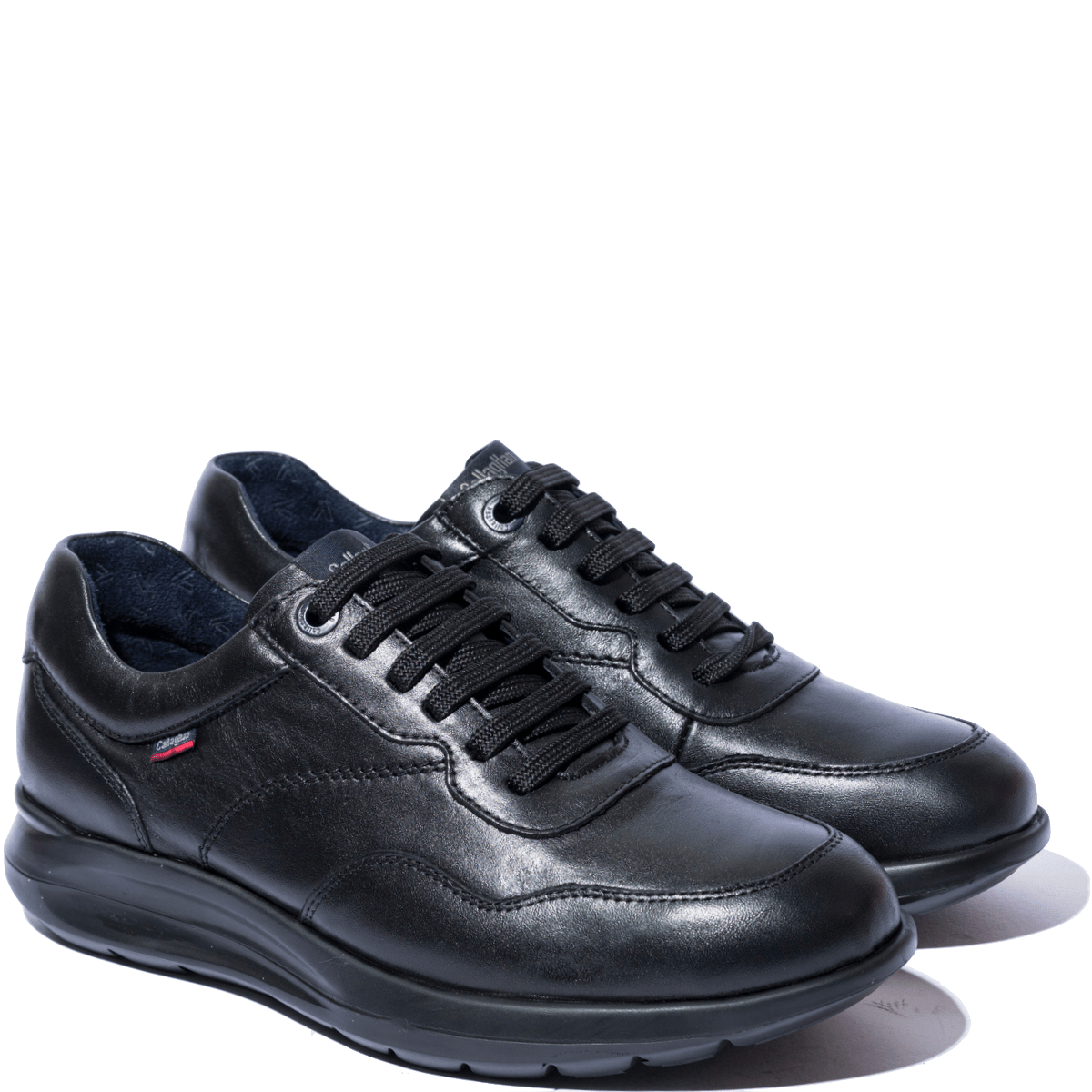 Allacciata Callaghan Pelle Nero - Callaghan - Calzature Savorè