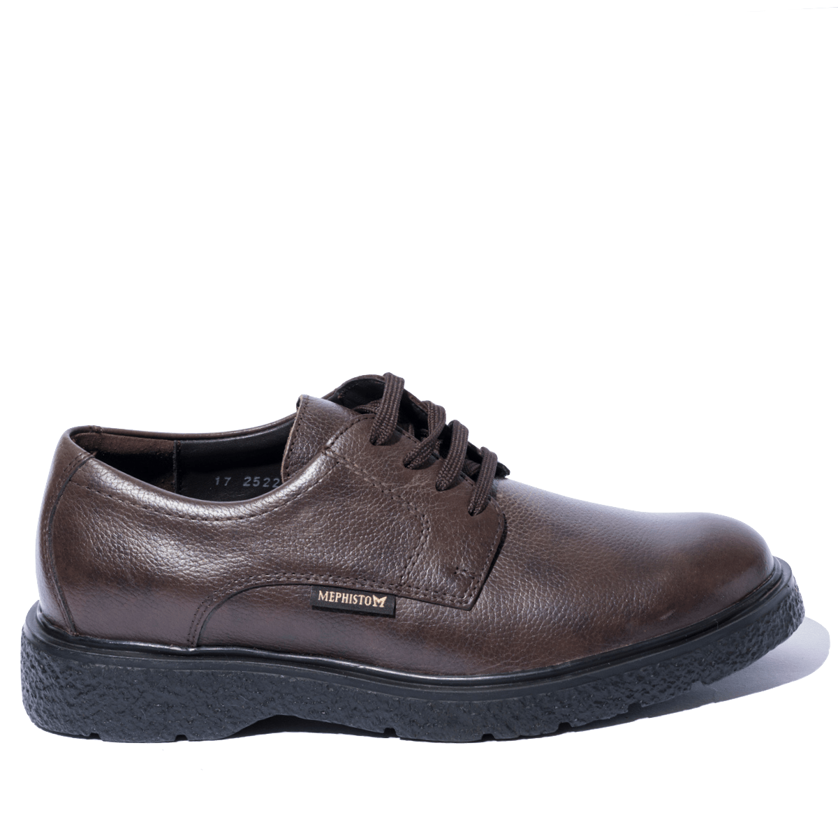 Allacciata Mephisto Eddy Pelle Bottalata Dark Brown - Mephisto - Calzature Savorè