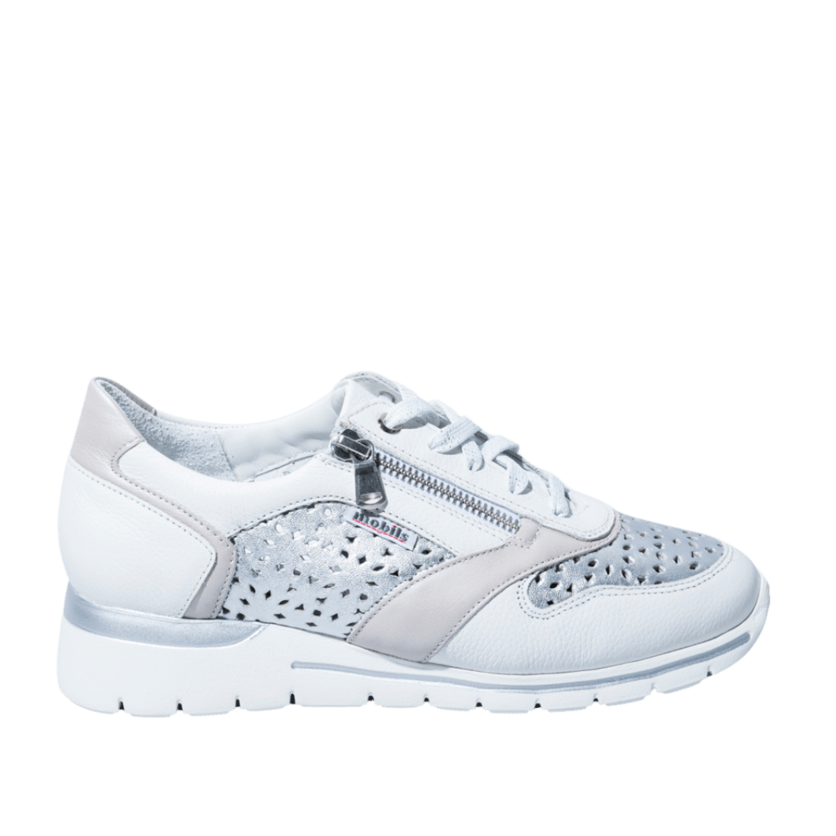 Allacciata Mephisto Ereen Perf Pelle White - Mephisto - Calzature Savorè