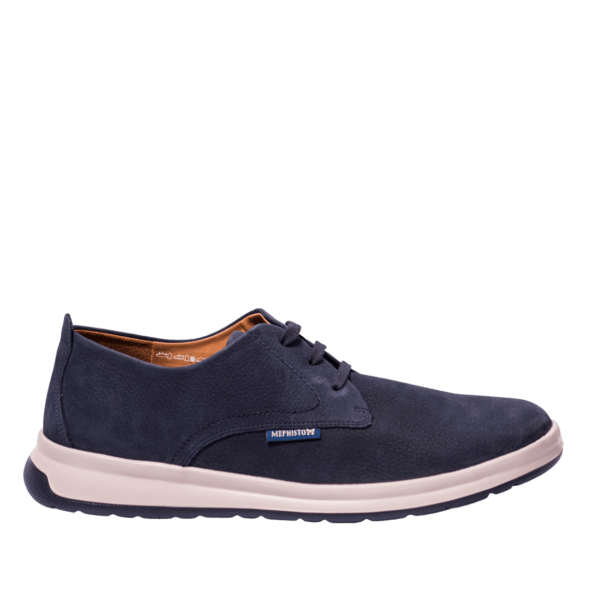 Allacciata Mephisto Lester Nabuck Navy - Mephisto - Calzature Savorè