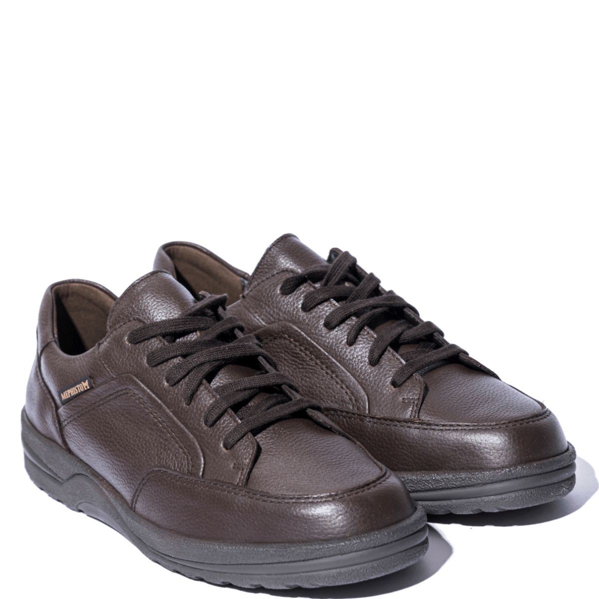 Allacciata Mephisto Raphy Pelle Bottalata Marrone - Mephisto - Calzature Savorè