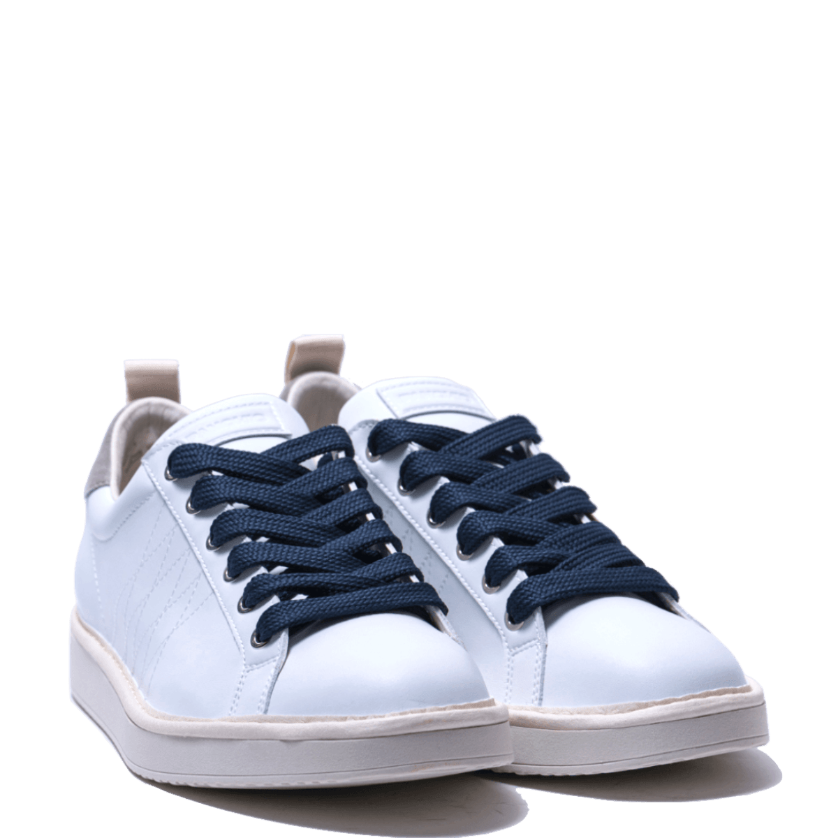Allacciata Pànchic Pelle e Suede White Chillin Silver Cobalt - Pànchic - Calzature Savorè