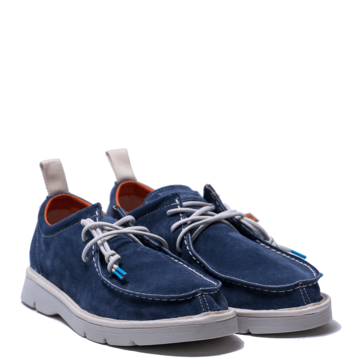Allacciata Pànchic Suede Organic Cotton Cobalt ULTIMI NUMERI: 40 - 45 - Pànchic - Calzature Savorè