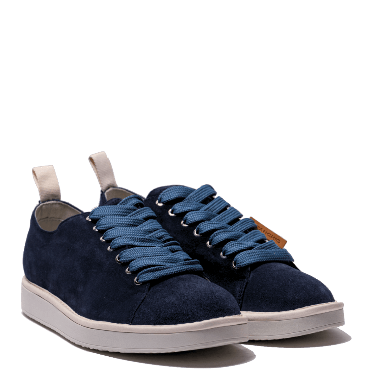 Allacciata Pànchic Suede Tunnel Blue Denim - Pànchic - Calzature Savorè