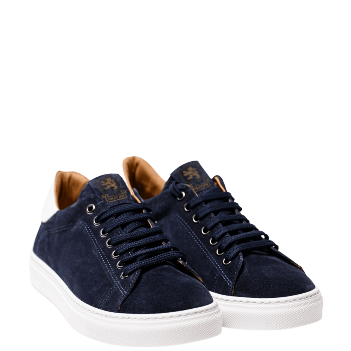 Allacciata Saxone Camoscio Blu Navy ULTIMI NUMERI: 40 - 42 - 45 - Saxone - Calzature Savorè