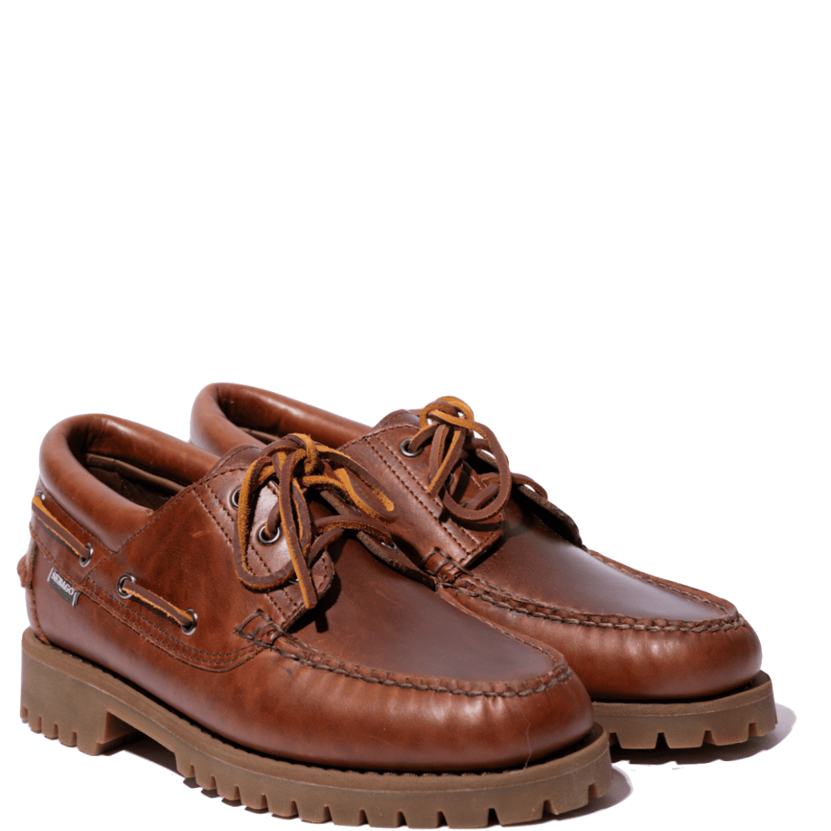 Allacciata Sebago Acadia Pelle Brown Cinnamon - Sebago - Calzature Savorè