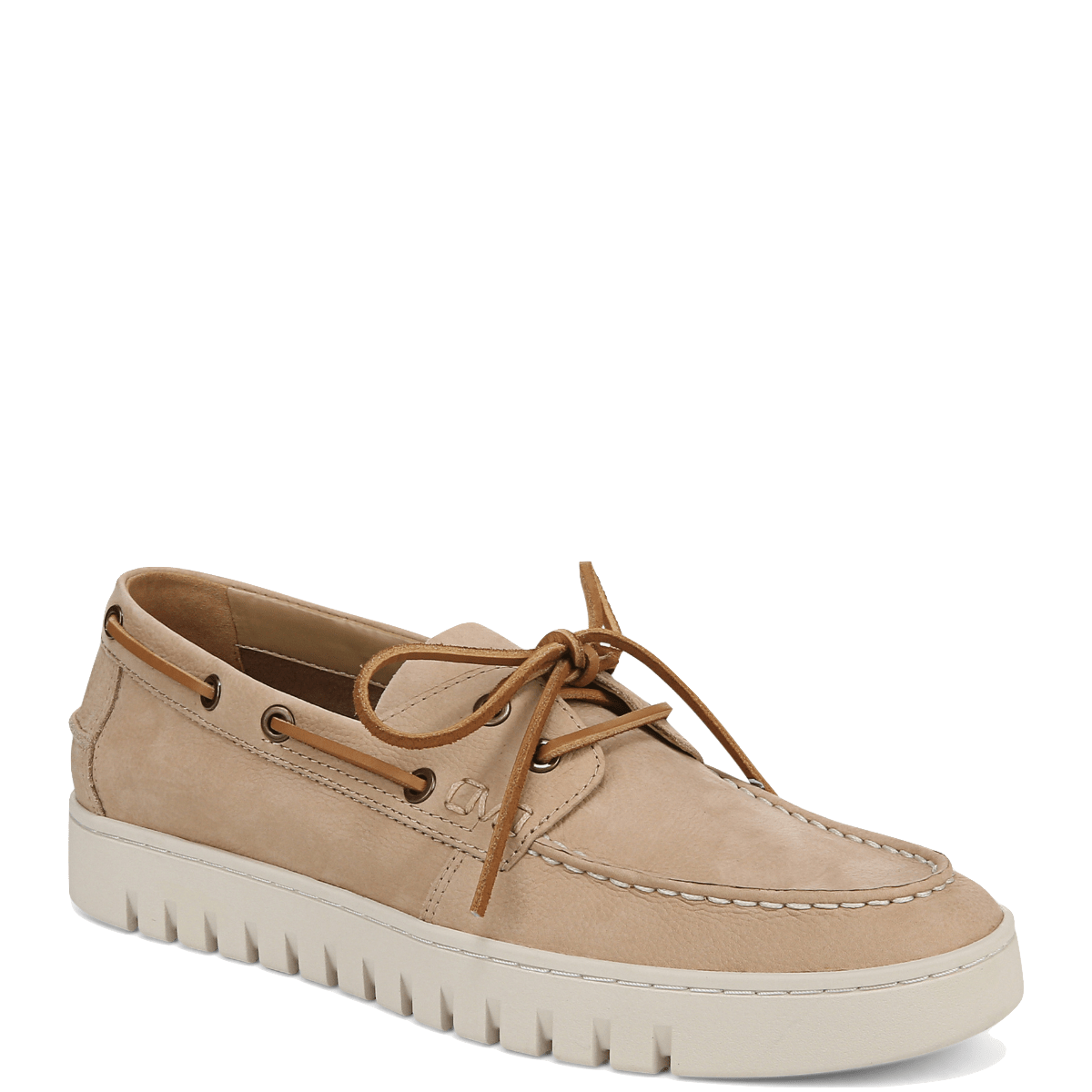 Allacciata Vela Vionic Uptown Boat Nabuck Sabbia - Vionic - Calzature Savorè