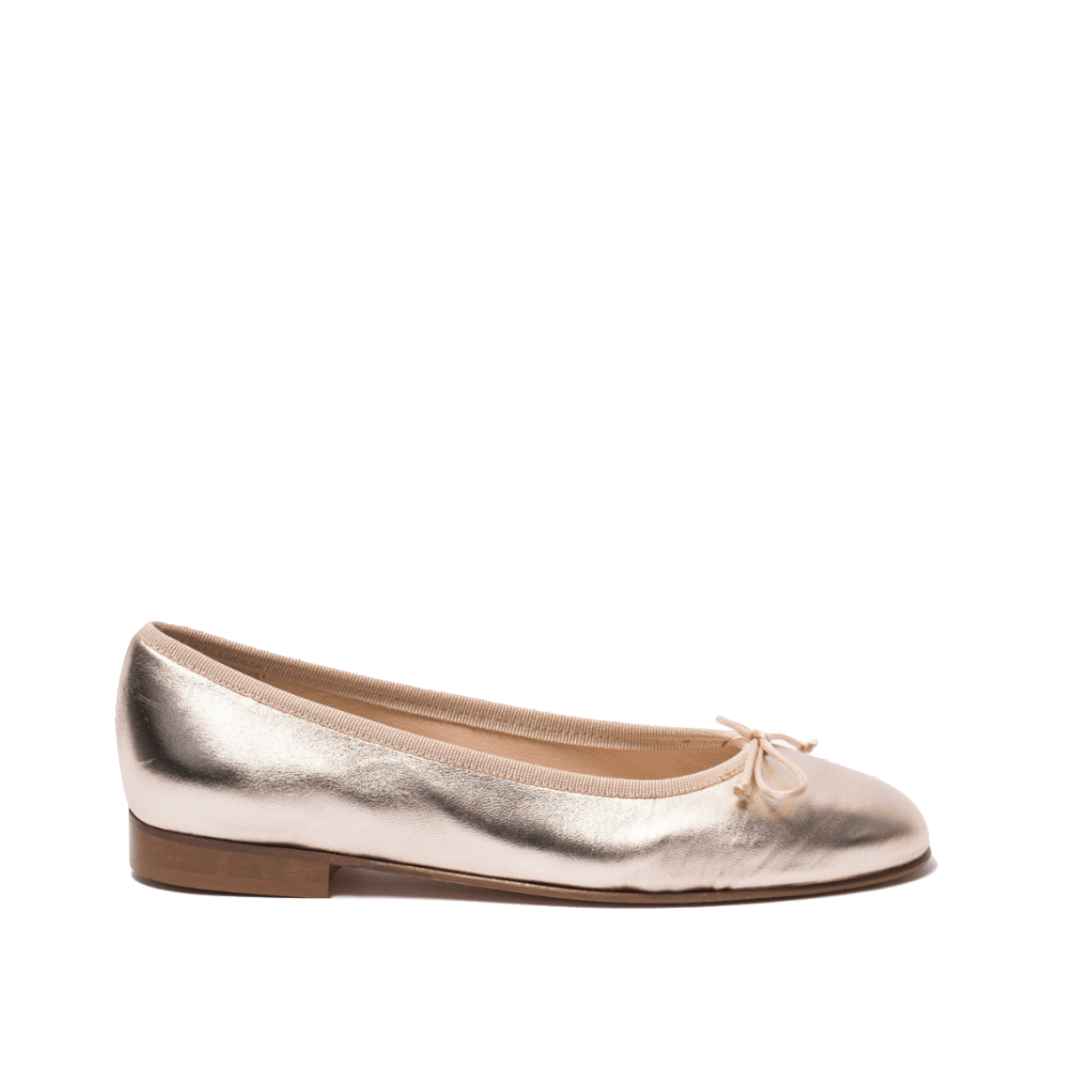 Ballerina Étienne Pelle Laminato Platino - Étienne - Calzature Savorè