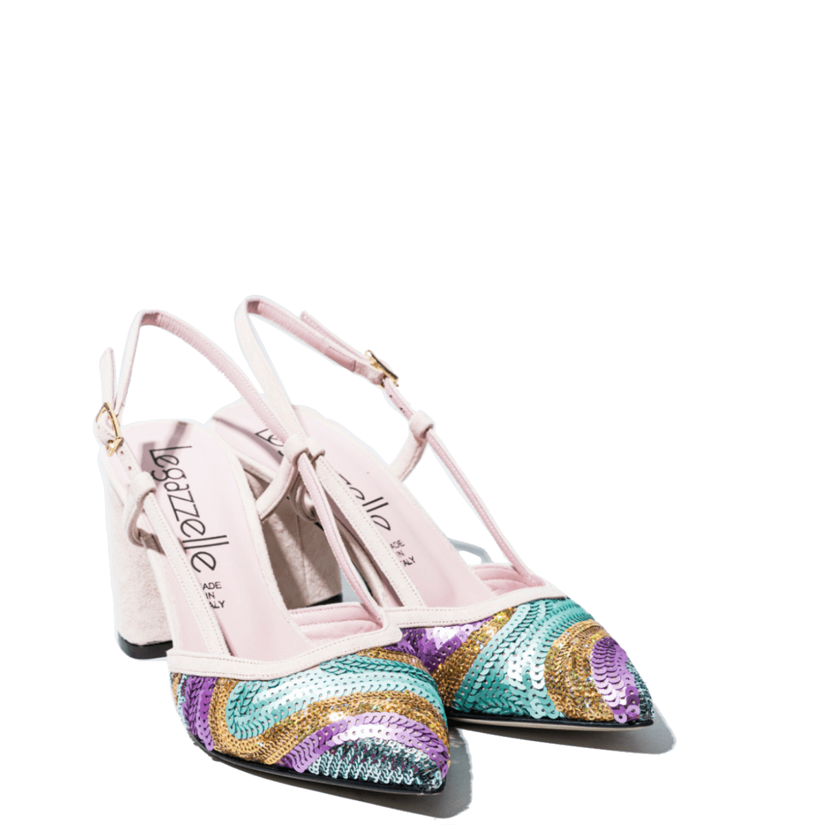 Chanel Le Gazzelle Paillettes Camoscio Nude - Le Gazzelle - Calzature Savorè