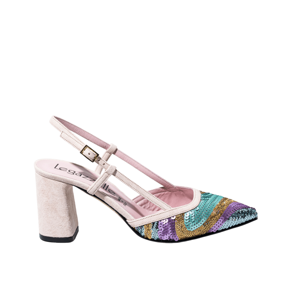 Chanel Le Gazzelle Paillettes Camoscio Nude - Le Gazzelle - Calzature Savorè