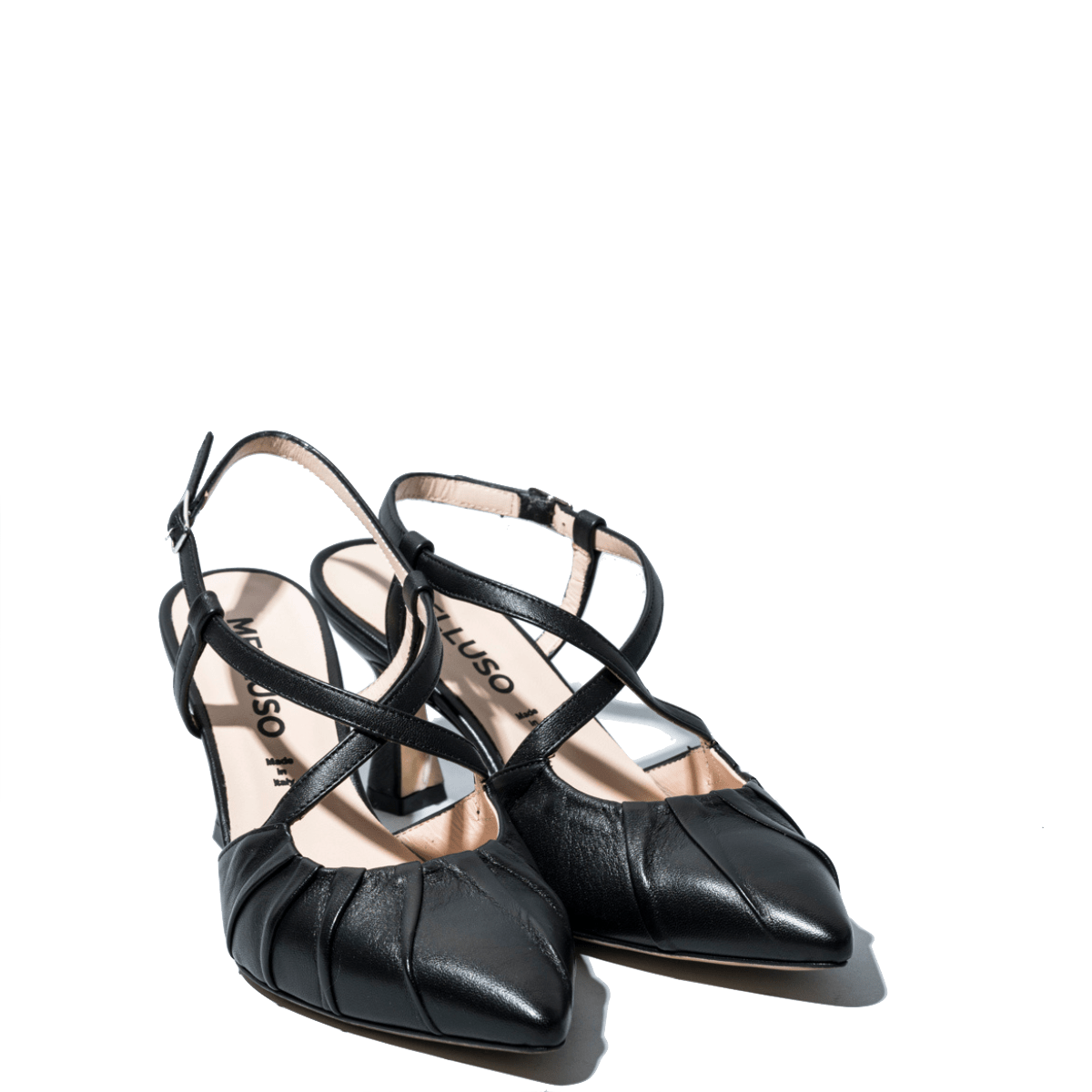 Chanel Melluso Pelle Arricciata Nero - Melluso - Calzature Savorè