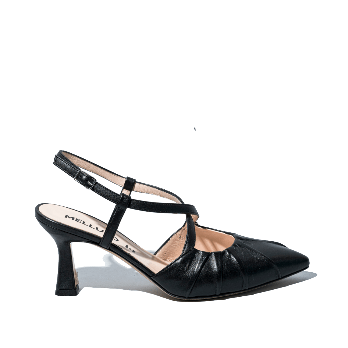 Chanel Melluso Pelle Arricciata Nero - Melluso - Calzature Savorè