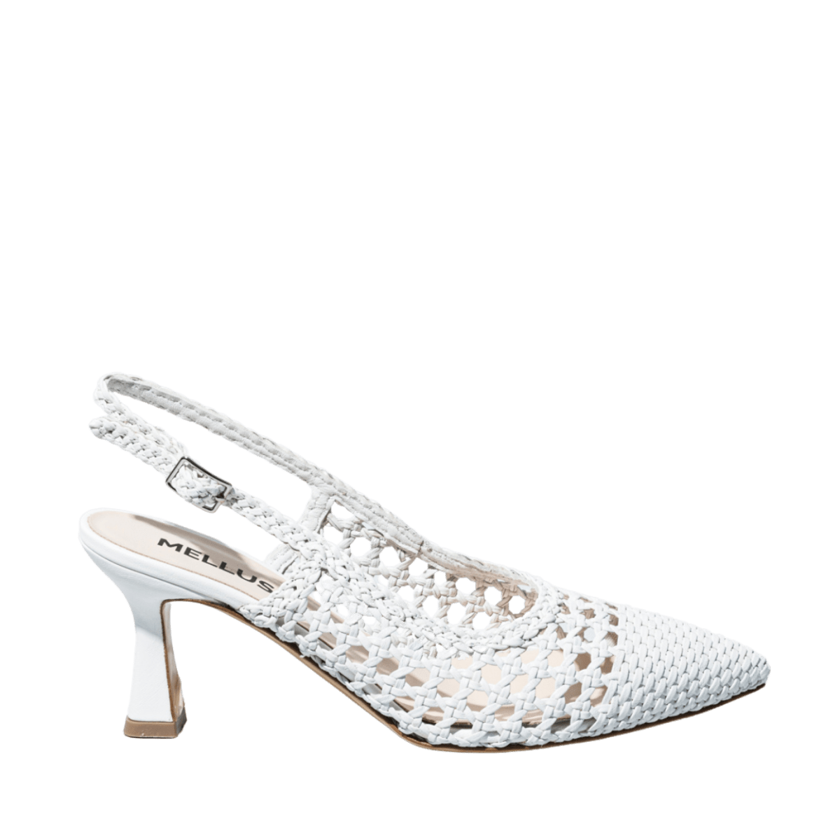 Chanel Melluso Pelle Traforato e Intreccio Bianco Sposa - Melluso - Calzature Savorè