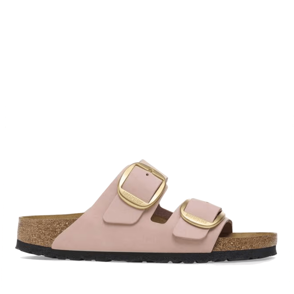 Ciabattina Birkenstock Arizona Big Buckle Nabuck Soft Pink - Birkenstock - Calzature Savorè