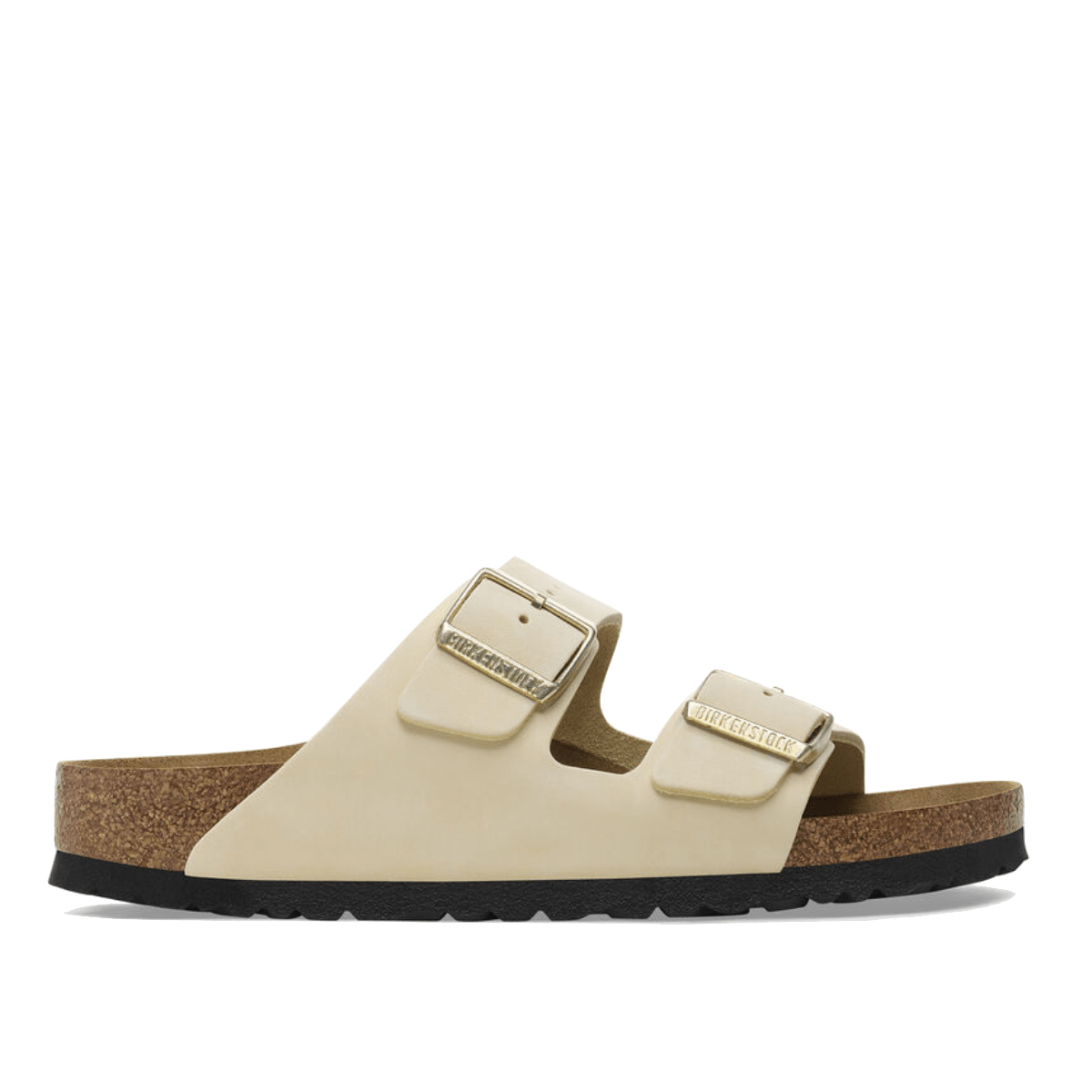 Ciabattina Birkenstock Arizona Nabuck Ecru - Birkenstock - Calzature Savorè