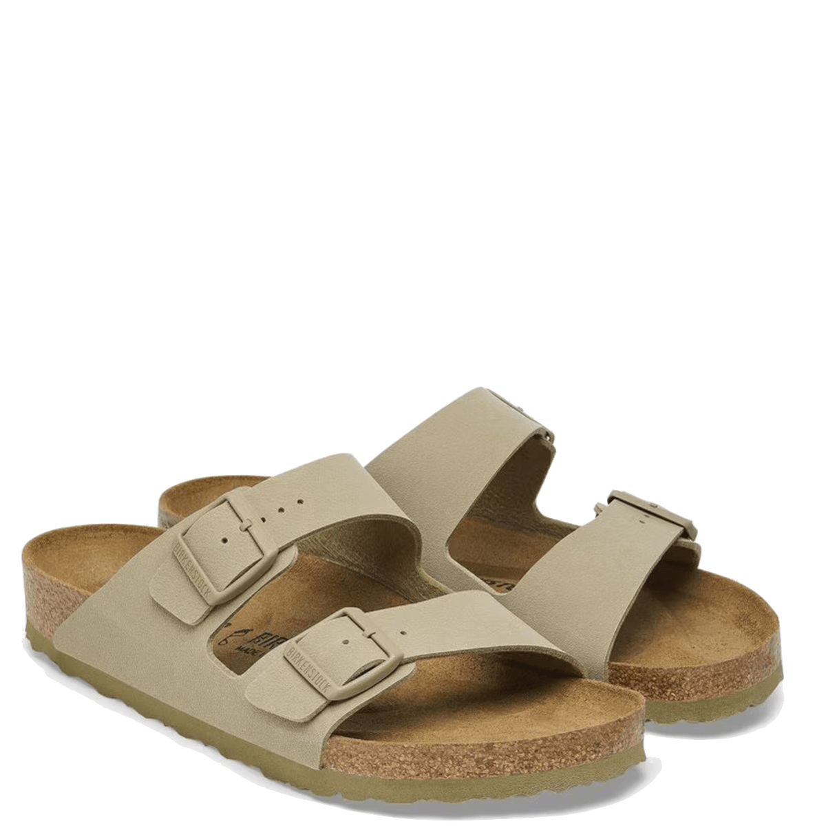 Ciabattina Birkenstock Arizona Pelle Birko - Flor Faded Khaki - Birkenstock - Calzature Savorè