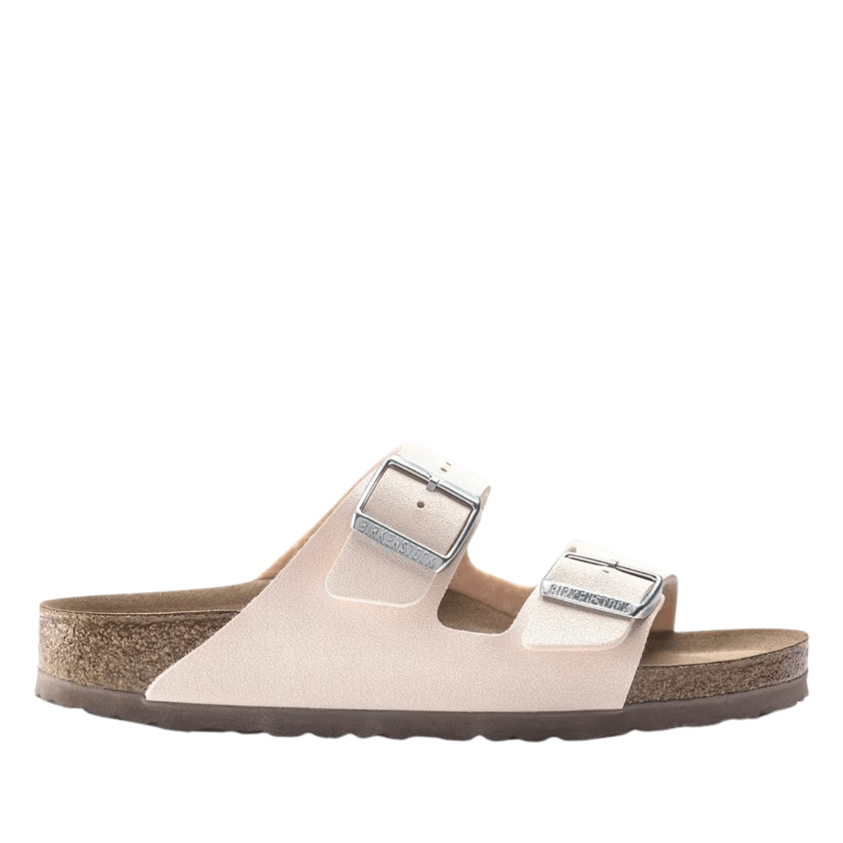 Ciabattina Birkenstock Arizona Vegan Pelle Birko - Flor Light Rose - Birkenstock - Calzature Savorè