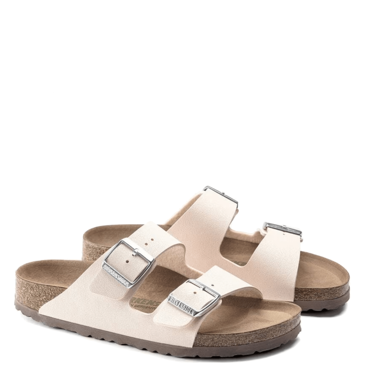 Ciabattina Birkenstock Arizona Vegan Pelle Birko - Flor Light Rose - Birkenstock - Calzature Savorè