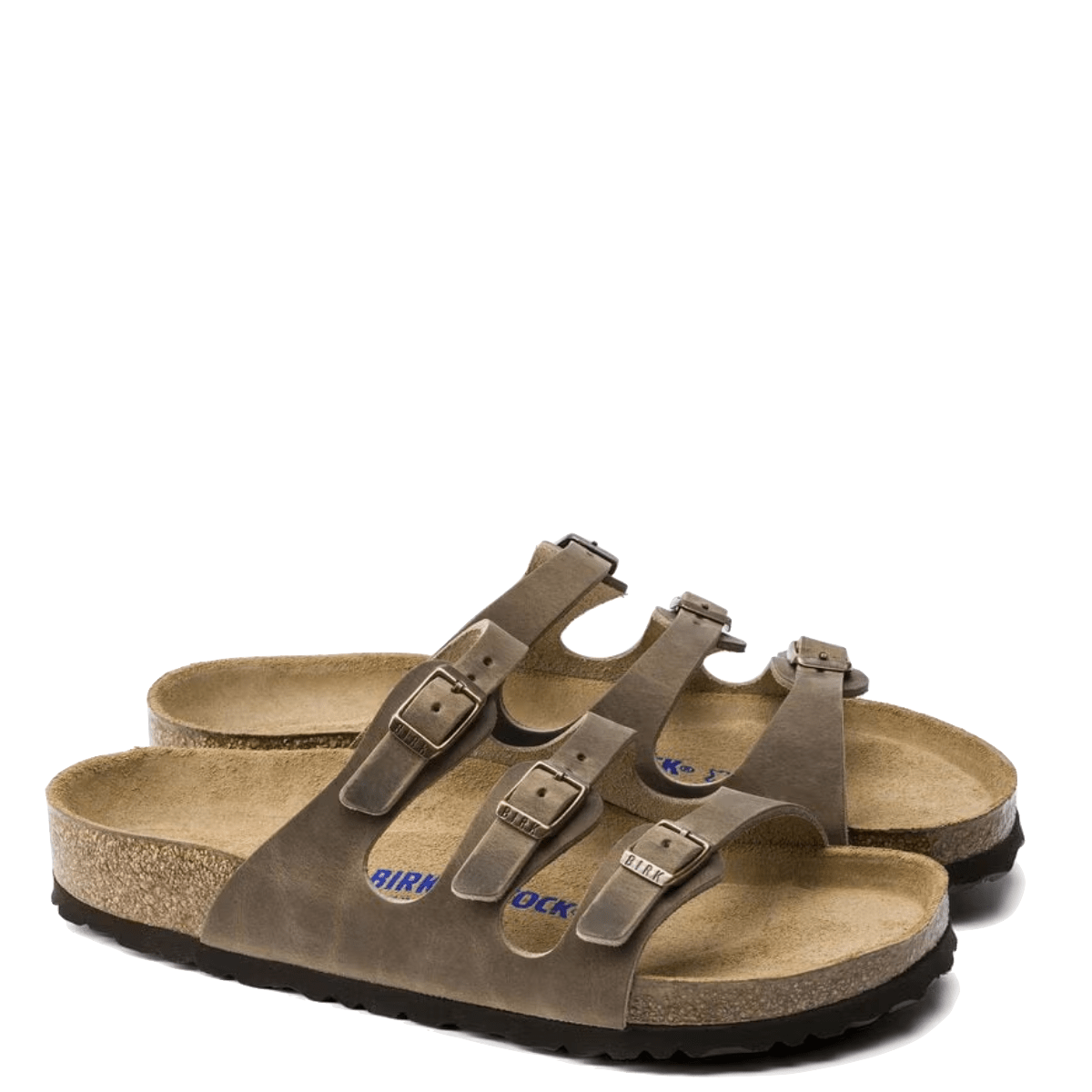 Ciabattina Birkenstock Florida Pelle Tabacco Brown Soft - Birkenstock - Calzature Savorè