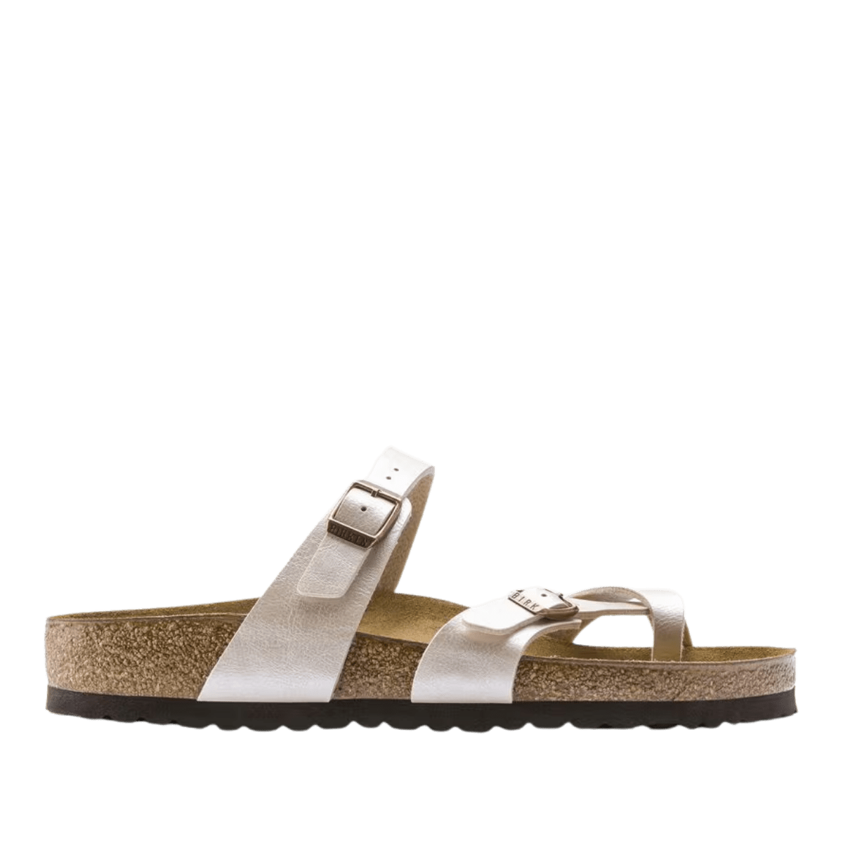 Ciabattina Birkenstock Mayari Birko Flor Graceful Pearl White - Birkenstock - Calzature Savorè