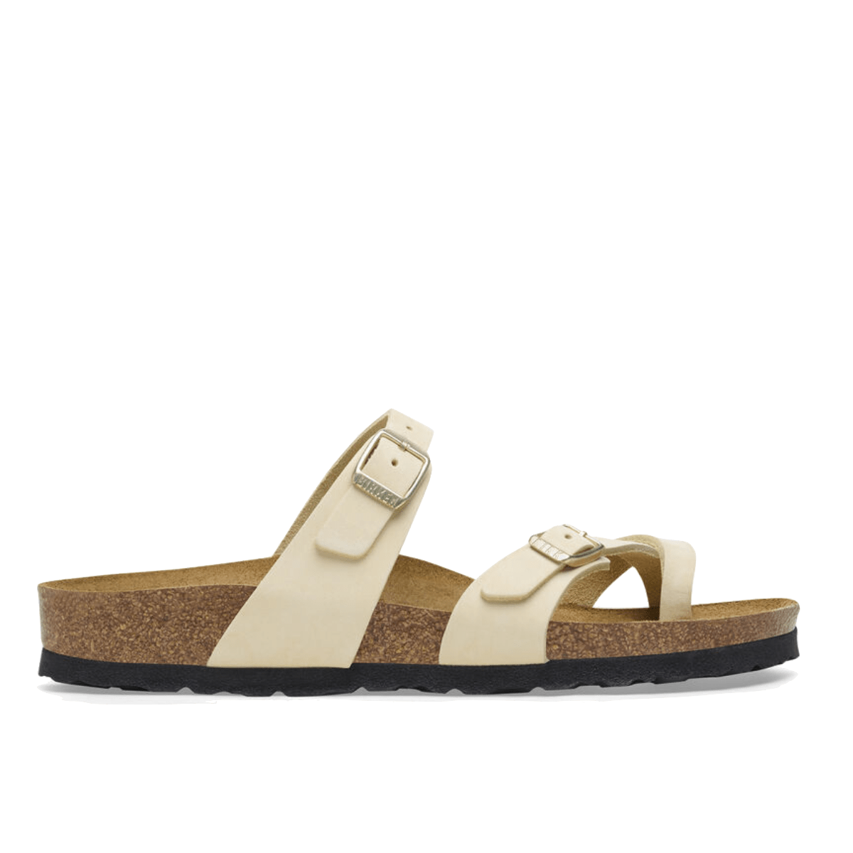 Ciabattina Birkenstock Mayari Nabuck Ecru - Birkenstock - Calzature Savorè