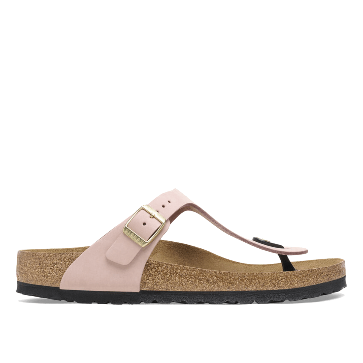 Ciabattina Infradito Birkenstock Gizeh Nabuck Soft Pink - Birkenstock - Calzature Savorè