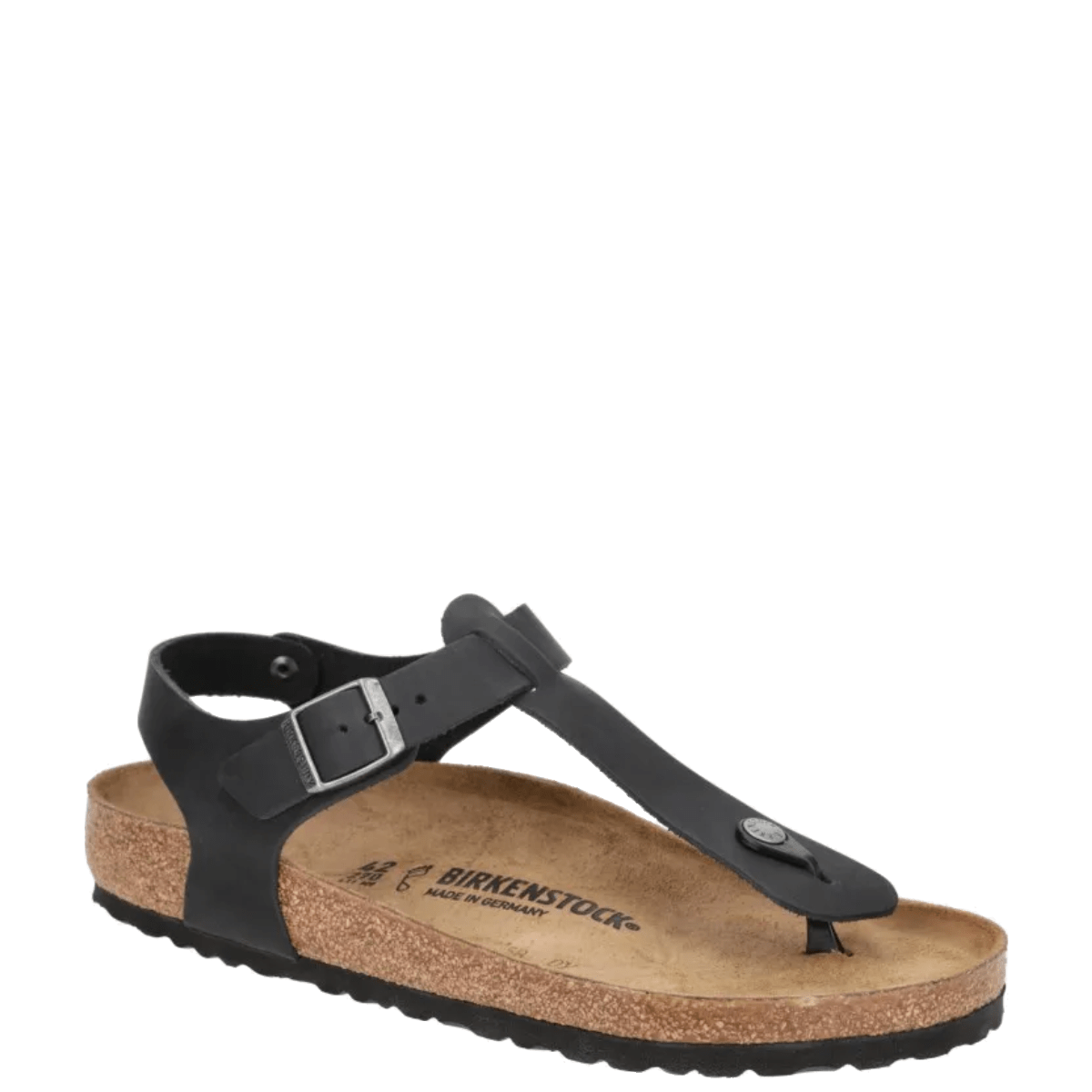 Ciabattina Infradito Birkenstock Kairo BS Pelle Oliata Black - Birkenstock - Calzature Savorè