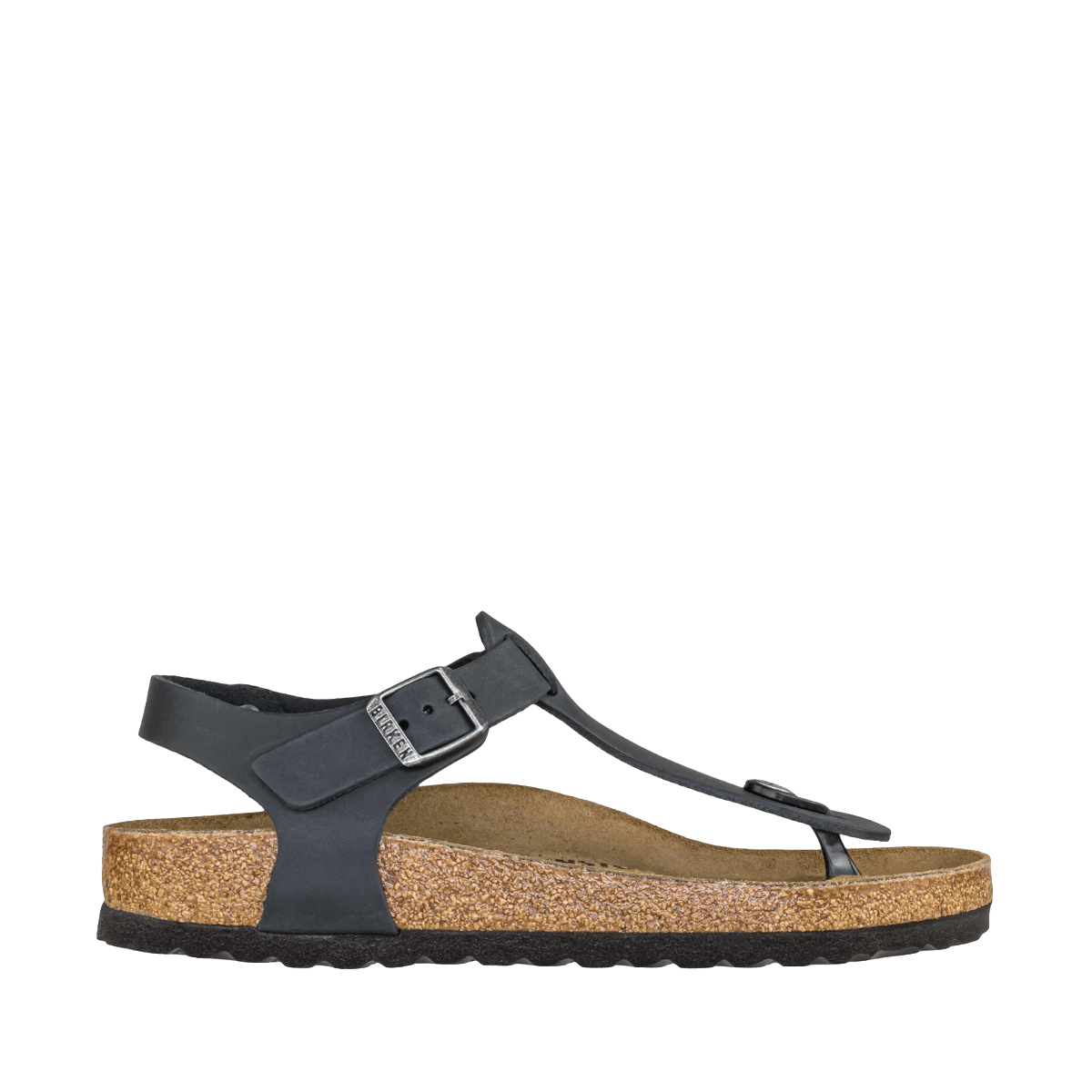 Ciabattina Infradito Birkenstock Kairo BS Pelle Oliata Black - Birkenstock - Calzature Savorè