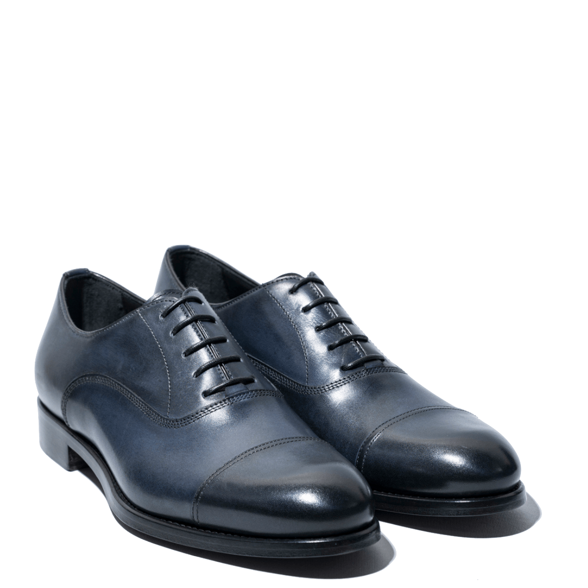 Classica Allacciata Jerold Wilton Vitello Vintage Bleu - Jerold Wilton - Calzature Savorè