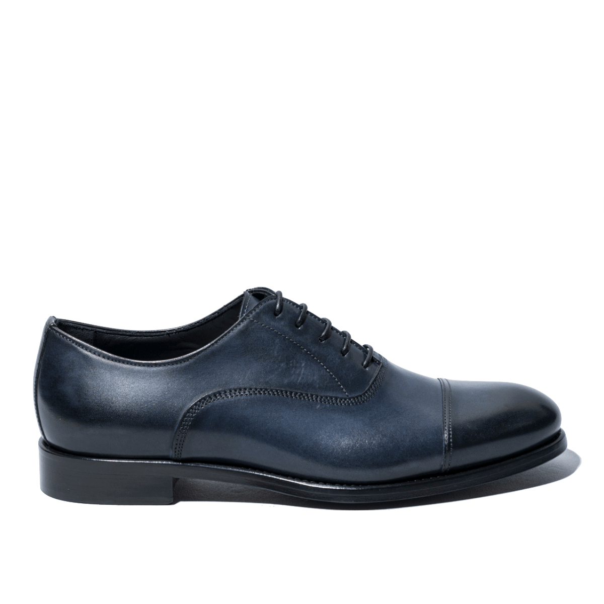 Classica Allacciata Jerold Wilton Vitello Vintage Bleu - Jerold Wilton - Calzature Savorè