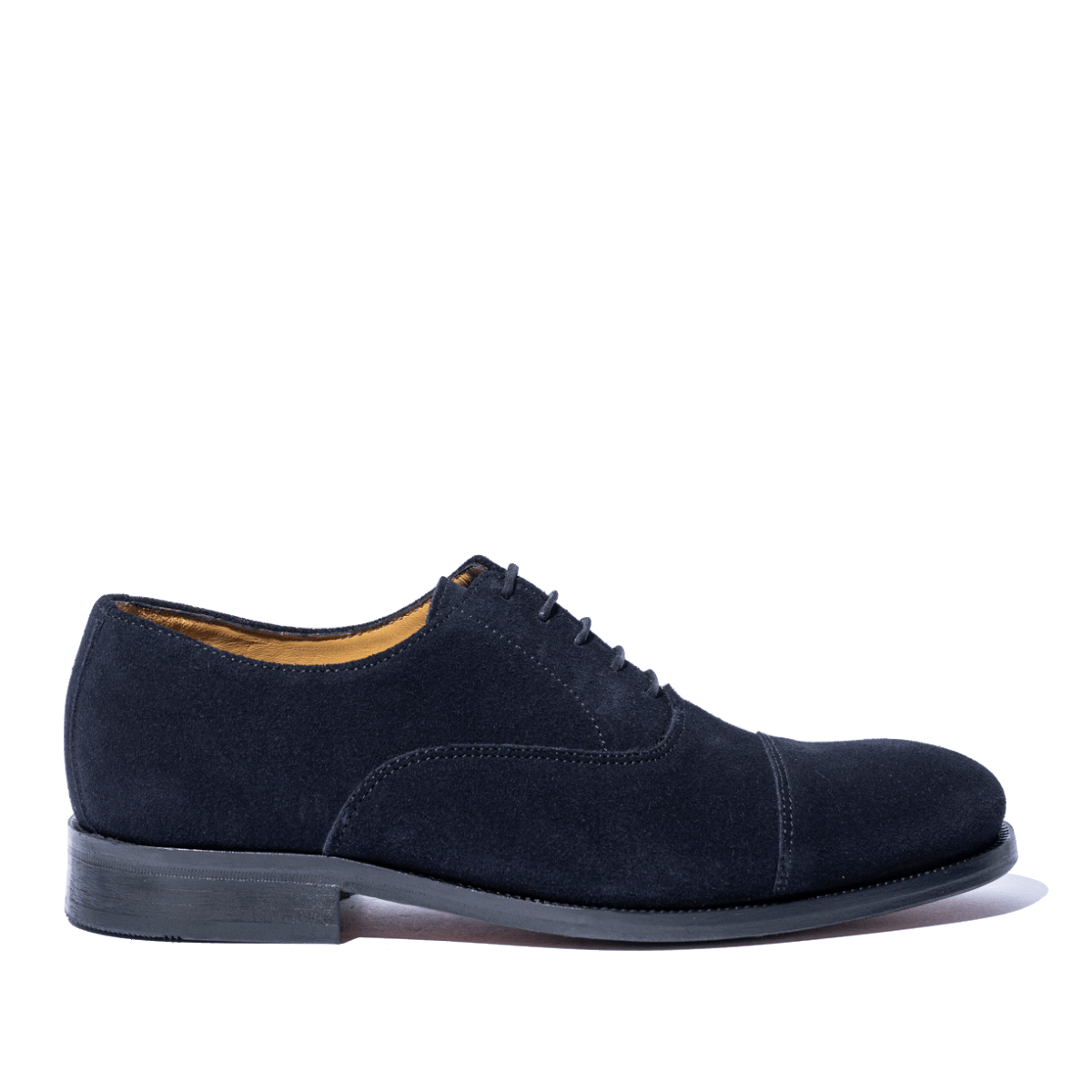 Classica Allacciata Oxford Saxone Camoscio Blu - Saxone - Calzature Savorè
