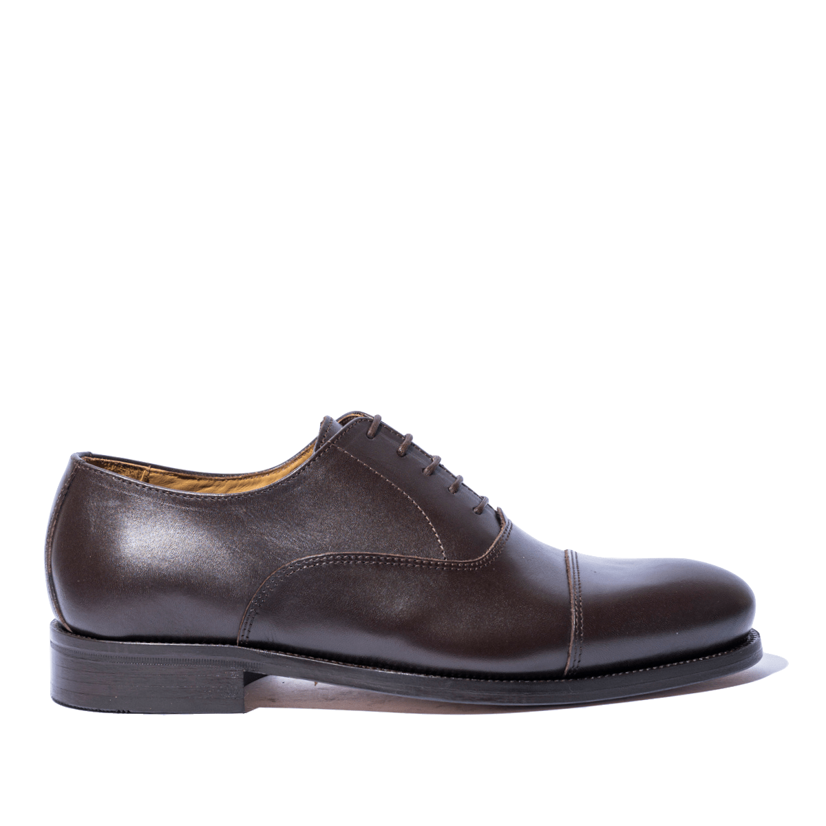 Classica Allacciata Oxford Saxone Vitello Dark Walnut - Saxone - Calzature Savorè