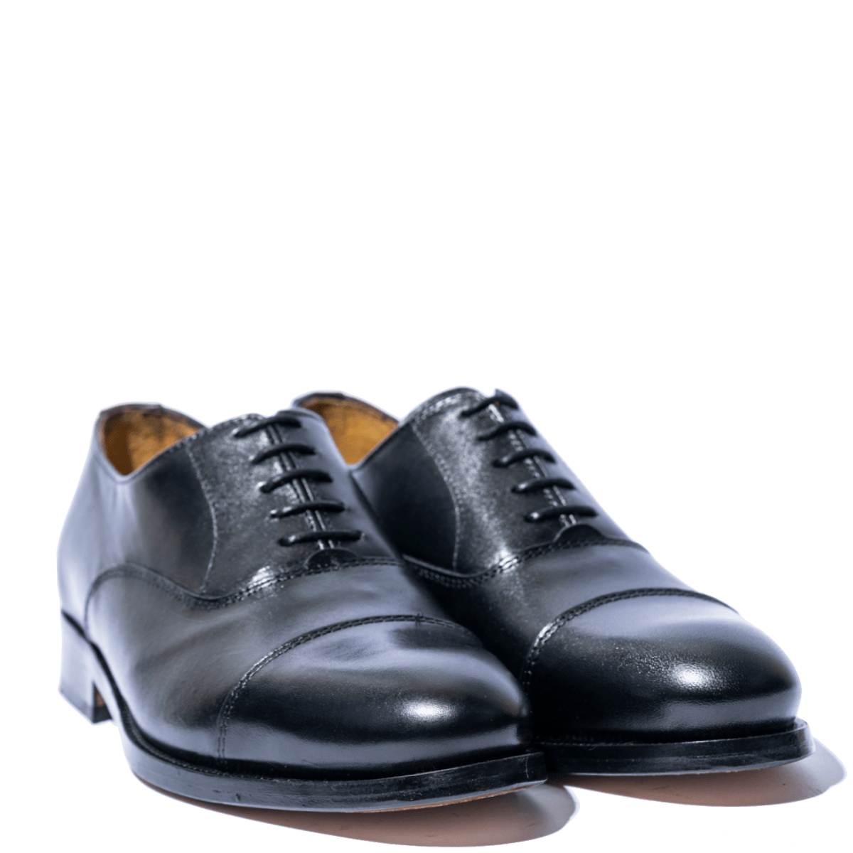Classica Allacciata Oxford Saxone Vitello Nero - Saxone - Calzature Savorè