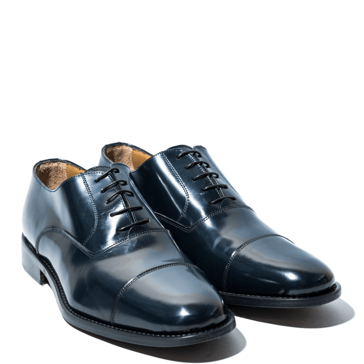 Classica Allacciata Saxone Vitello Abrasivato Blu - Saxone - Calzature Savorè