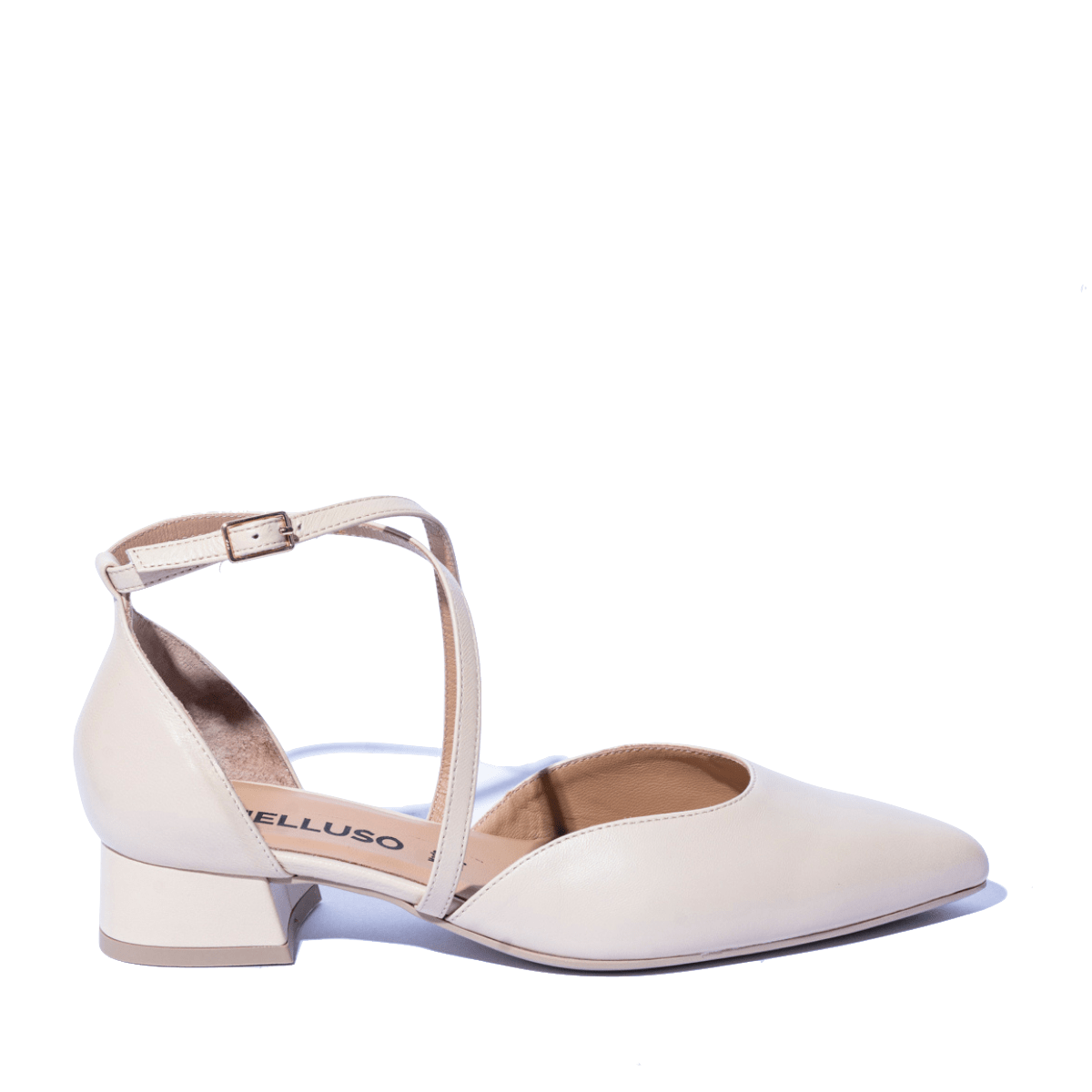Décolleté Aperto Basso Melluso Doppio Cinturino Pelle Kiss - Melluso - Calzature Savorè
