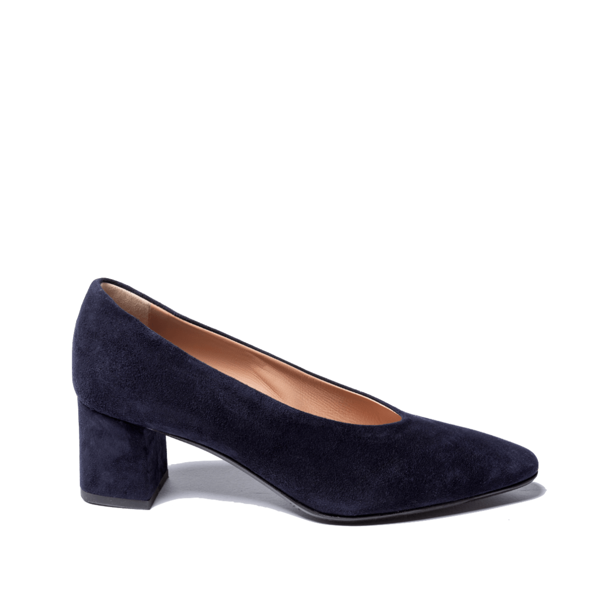Décolleté La Sellerie Camoscio Blu Notte - La Sellerie - Calzature Savorè