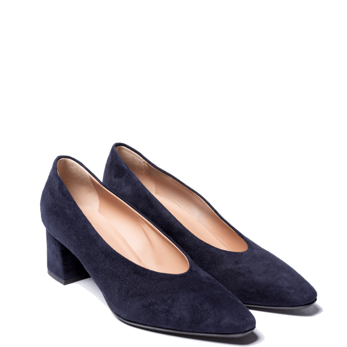 Décolleté La Sellerie Camoscio Blu Notte - La Sellerie - Calzature Savorè