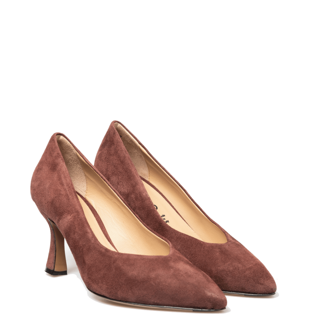 Décolleté Melluso Linda Camoscio Castagna - Melluso - Calzature Savorè