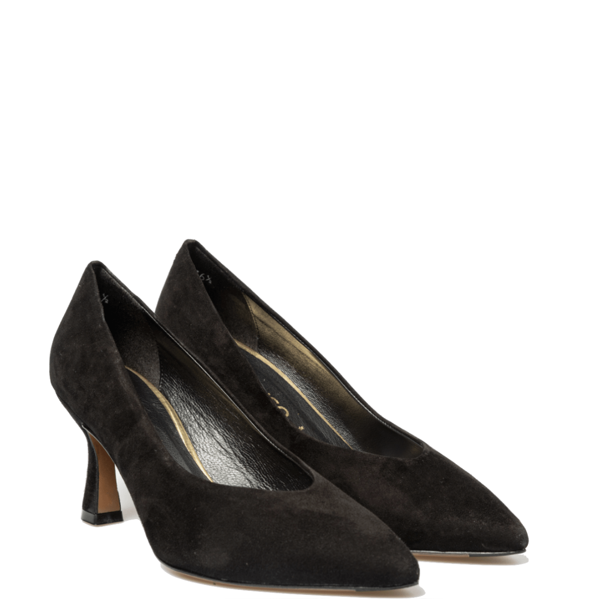 Décolleté Melluso Linda Camoscio Nero - Melluso - Calzature Savorè