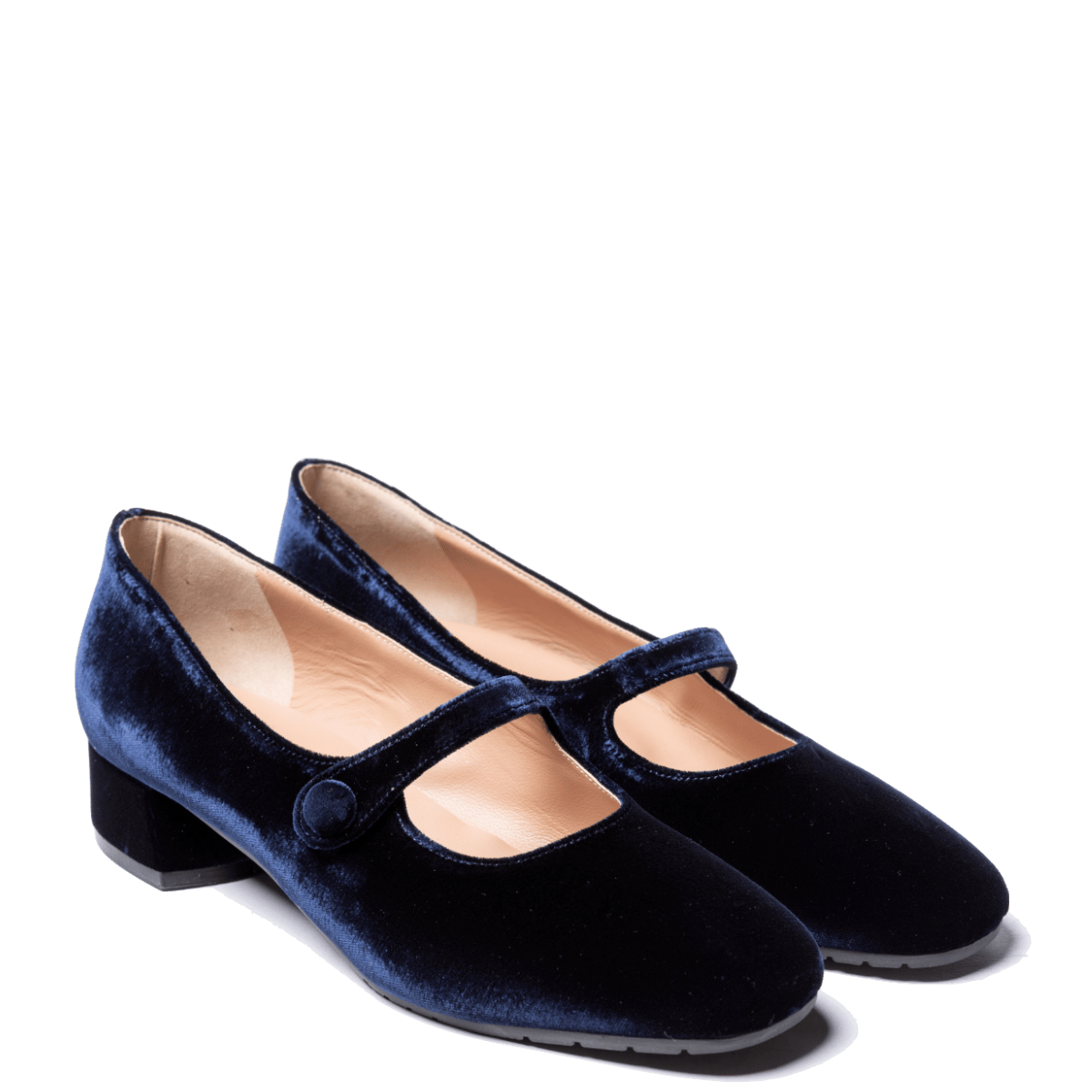 Mary Jane La Sellerie Velluto Blu NUMERAZIONE COMPLETA IN ARRIVO - La Sellerie - Calzature Savorè