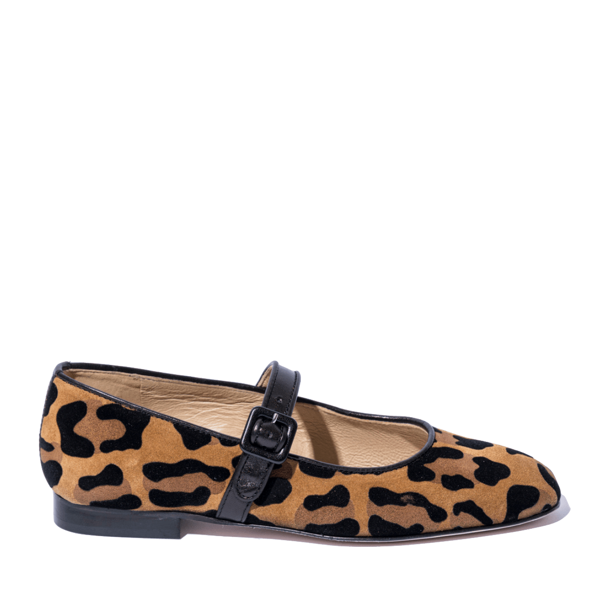 Mary Jane Luca Grossi Camoscio Leopardo - Luca Grossi - Calzature Savorè