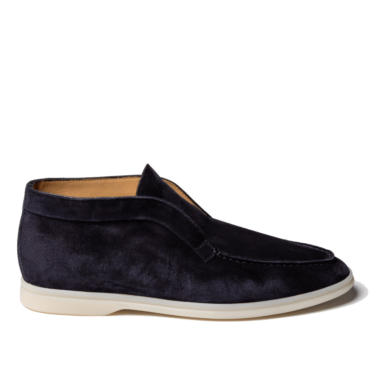 Mocassino Alto Triver Flight Camoscio Softy Blu - Triver Flight - Calzature Savorè
