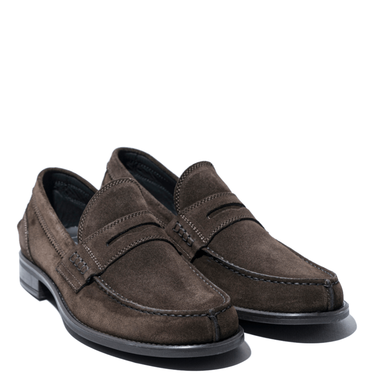 Mocassino Antica Cuoieria Camoscio Velour Testa di Moro - Antica Cuoieria - Calzature Savorè