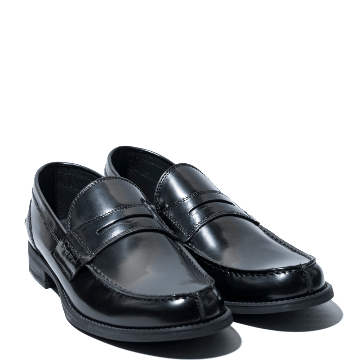 Mocassino Antica Cuoieria Pelle Monaco Abrasivato Nero - Antica Cuoieria - Calzature Savorè