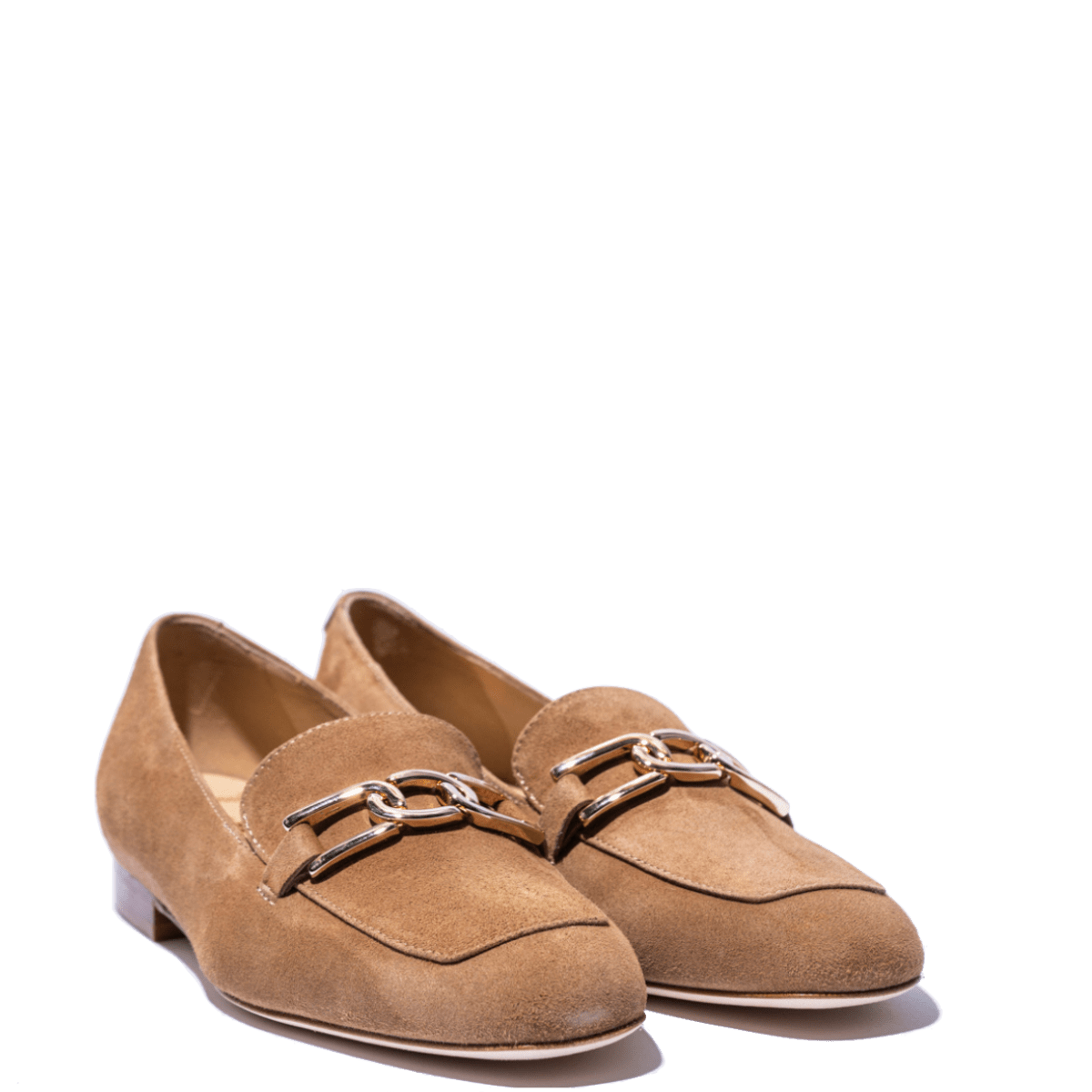 Mocassino Luca Grossi Catena Oro Camoscio Sella - Luca Grossi - Calzature Savorè
