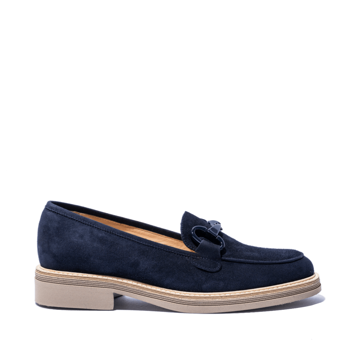Mocassino Luca Grossi Morsetto Blu Camoscio Blu - Luca Grossi - Calzature Savorè