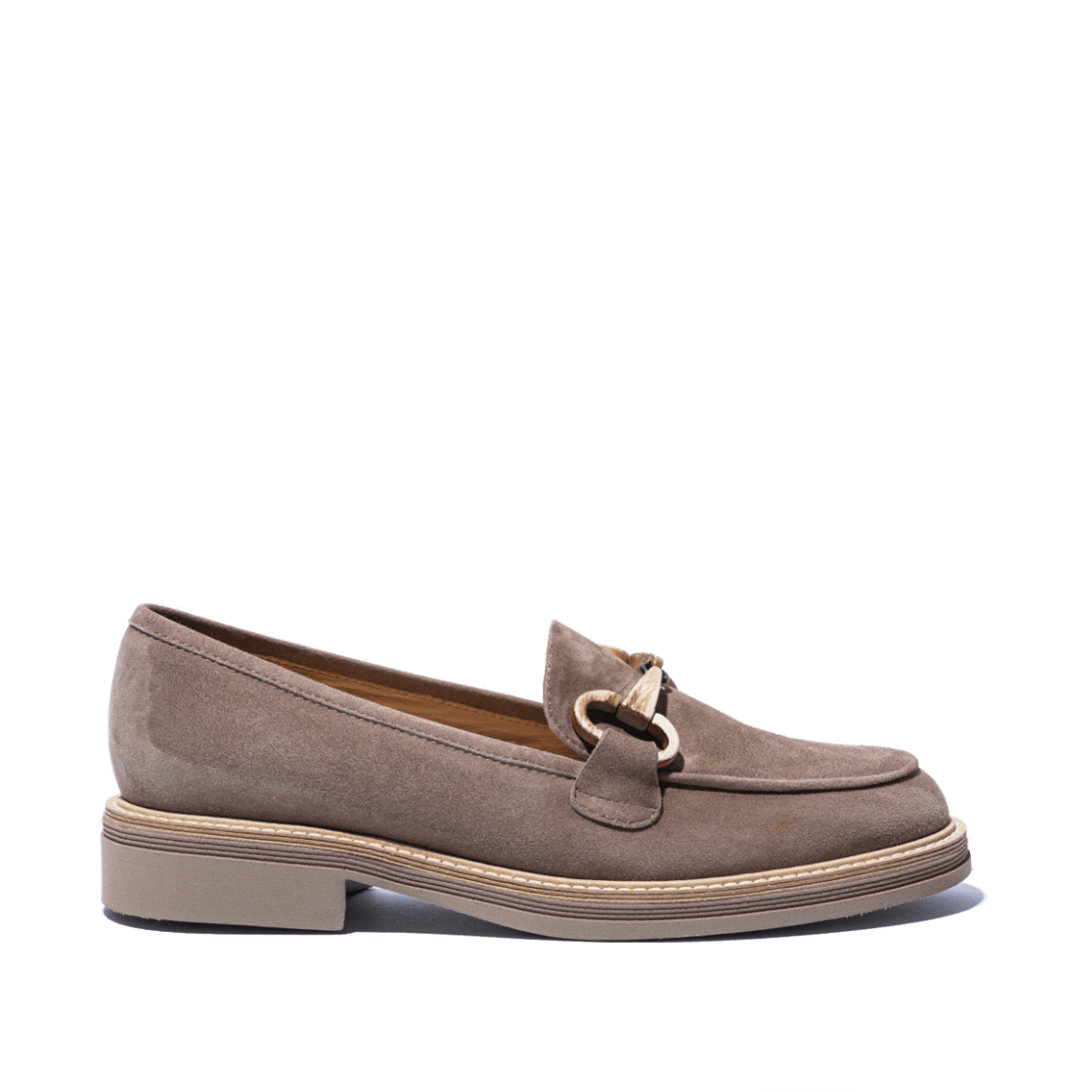 Mocassino Luca Grossi Morsetto Legno Camoscio Acero - Luca Grossi - Calzature Savorè