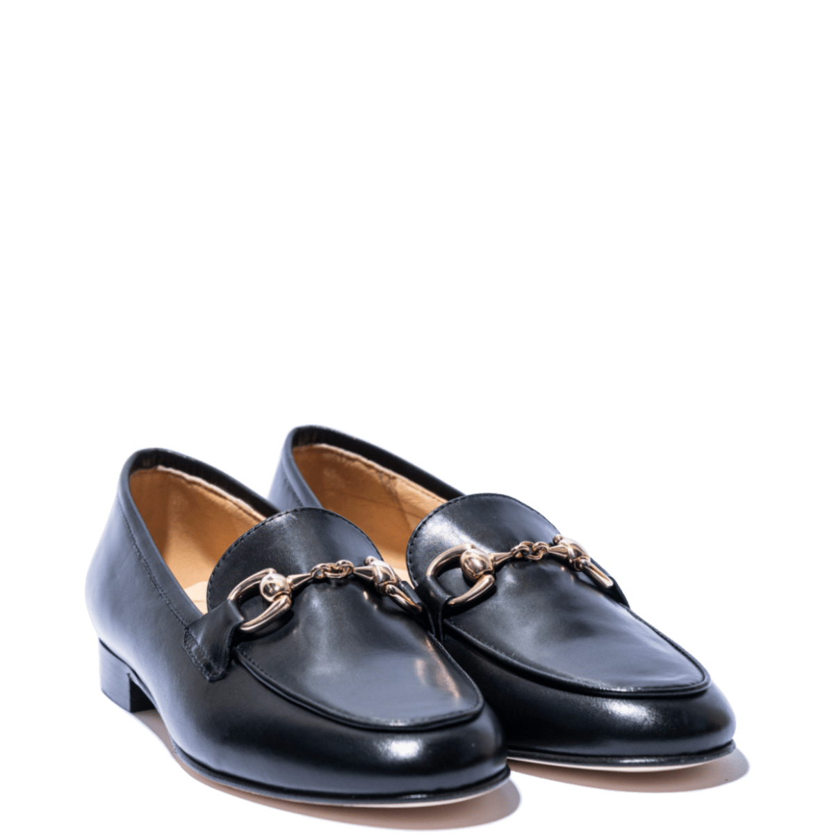 Mocassino Luca Grossi Morsetto Oro Pelle Monte Nero - Luca Grossi - Calzature Savorè